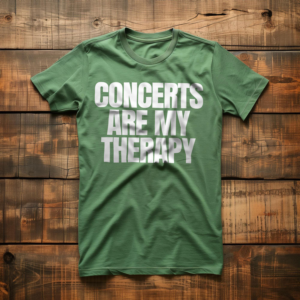 Concerts Are My Therapy - T-Shirt