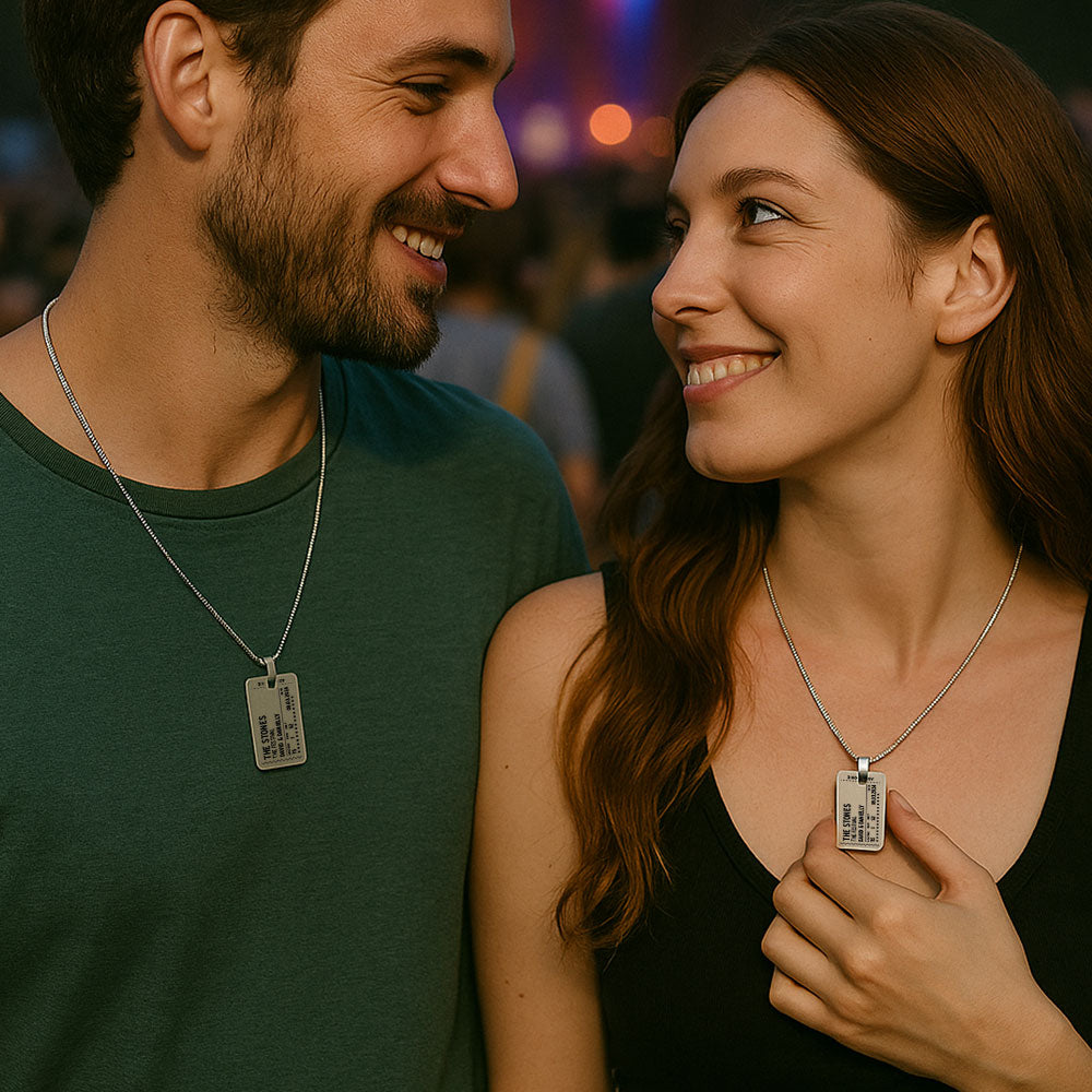 Concert Ticket Stub - Necklace