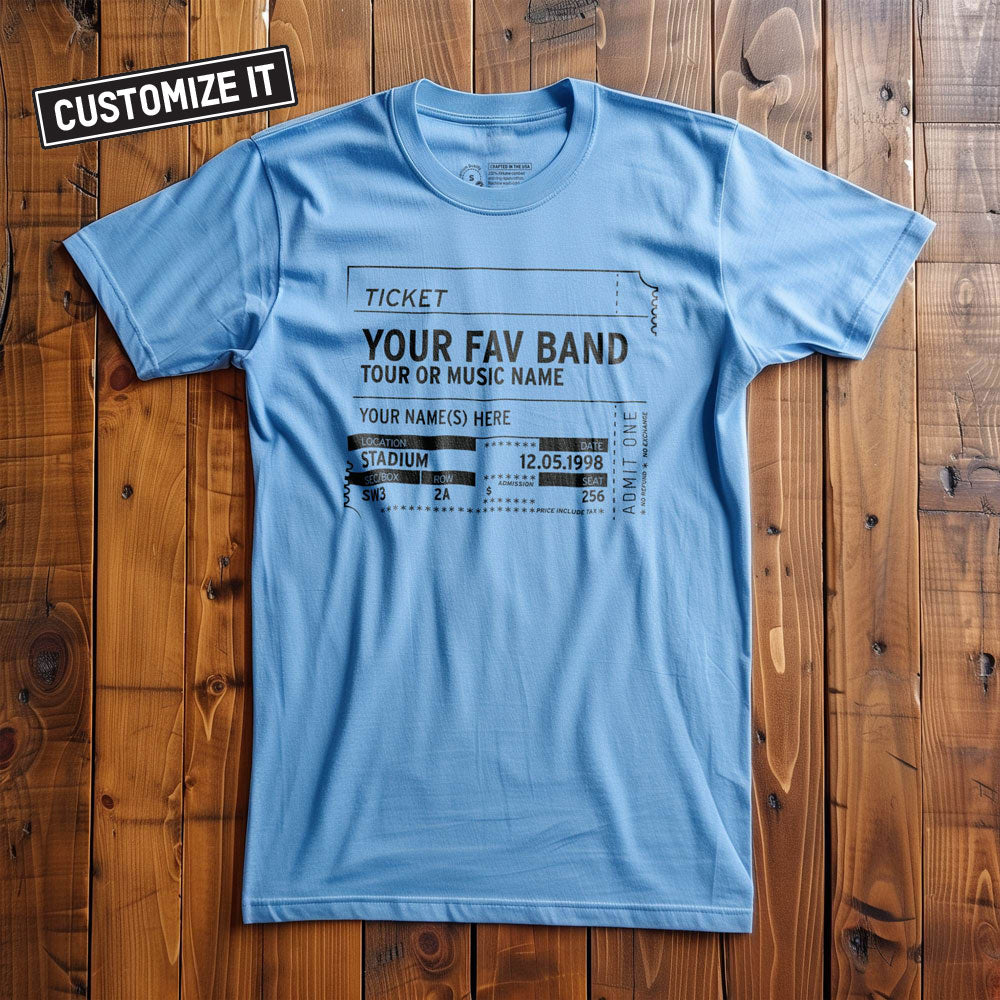 Concert Ticket Stub - T-Shirt