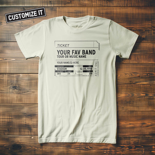 Concert Ticket Stub - T-Shirt