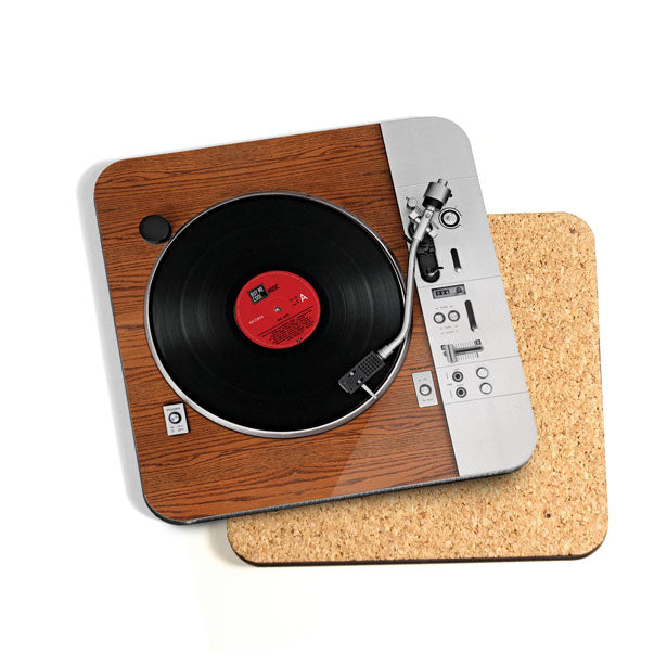 Turntable Wood - Coaster
