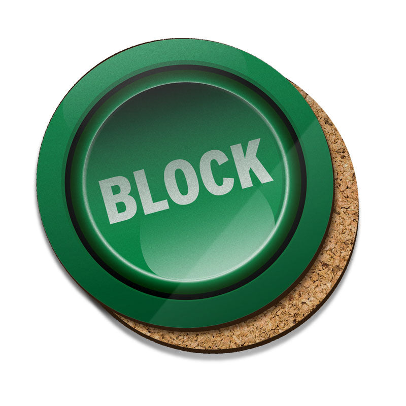Arcade Button Block - Coaster
