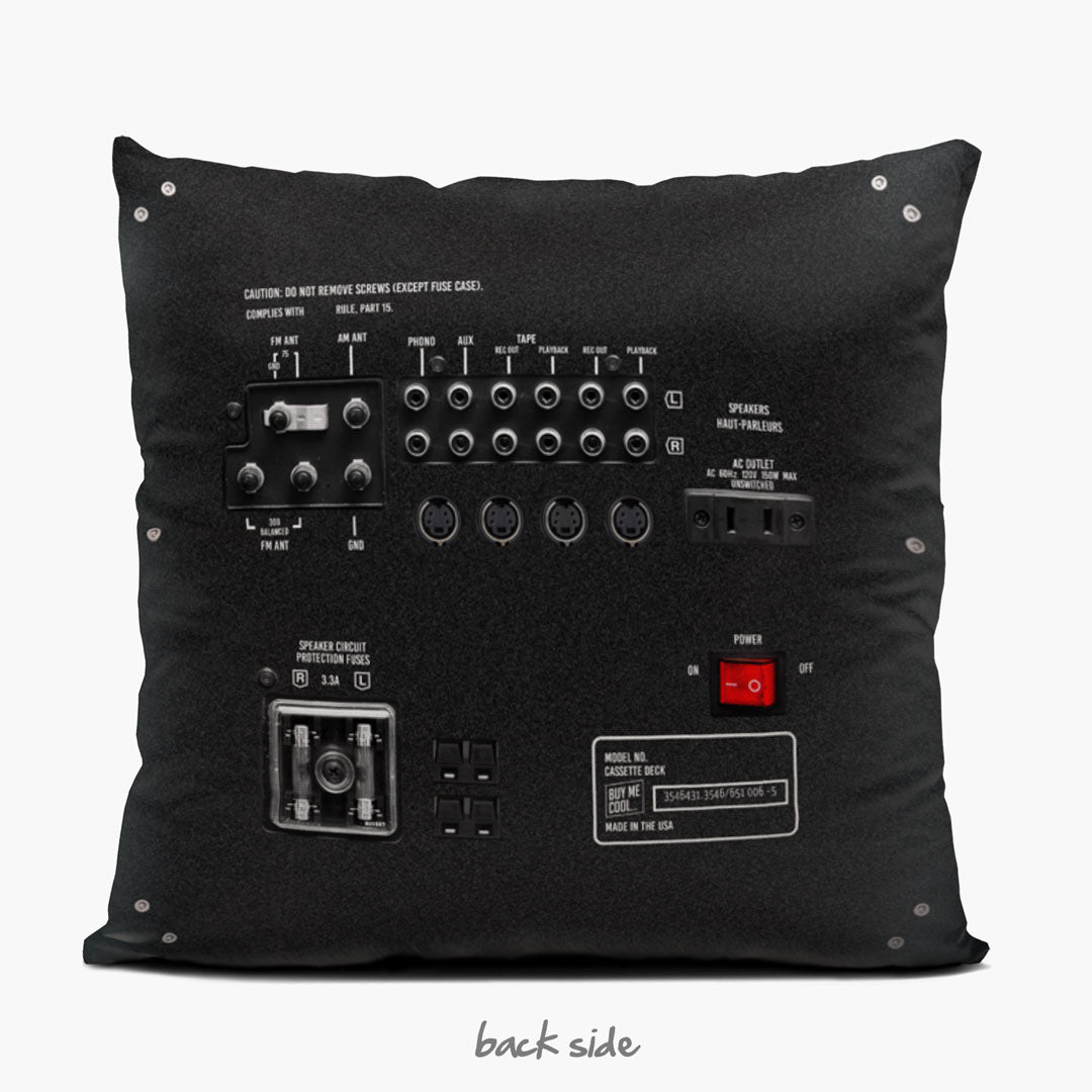 Cassette Deck - Throw Pillow