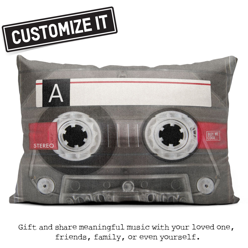 Cassette Tape Transparent - Throw Pillow