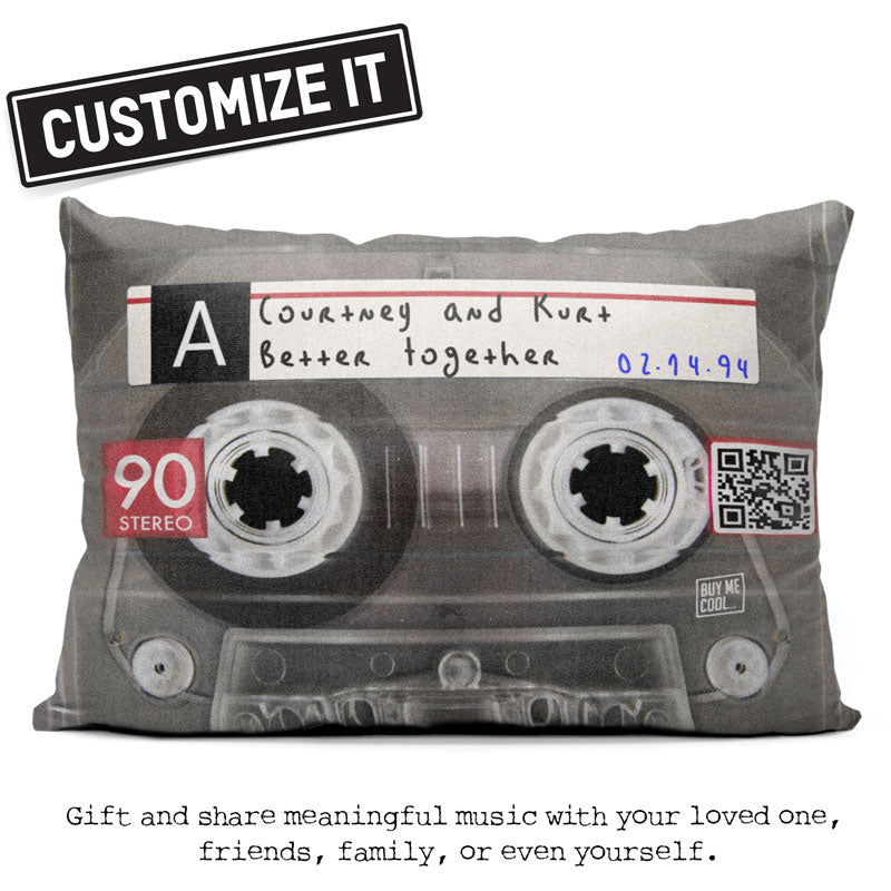 Cassette Tape Transparent - Throw Pillow