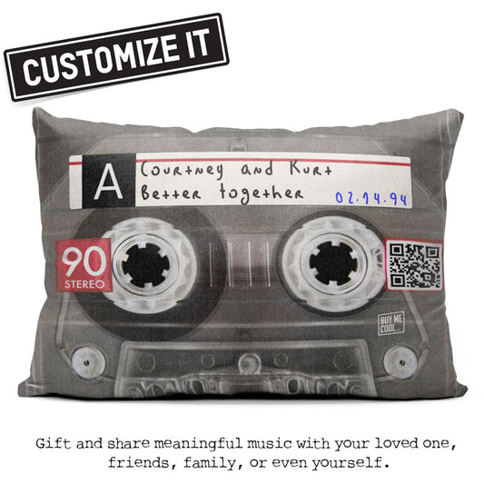 Cassette Tape Transparent - Throw Pillow