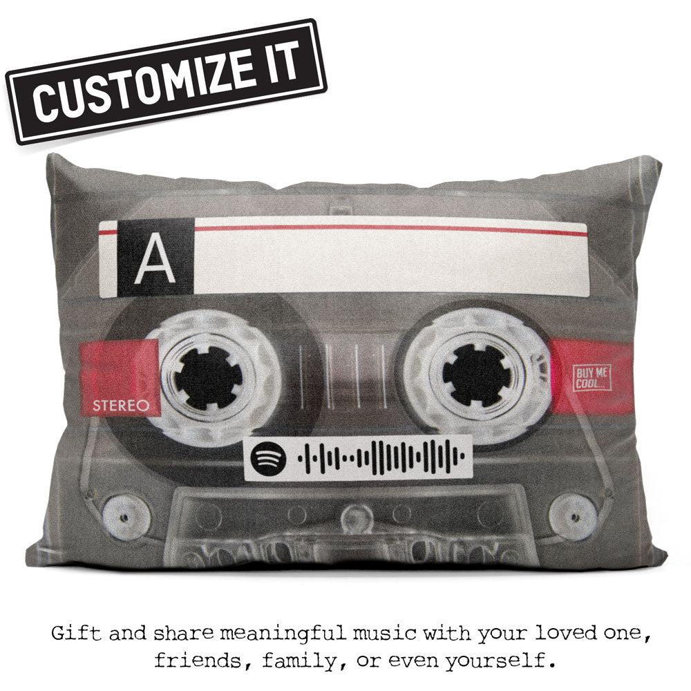 Cassette Tape Transparent - Throw Pillow