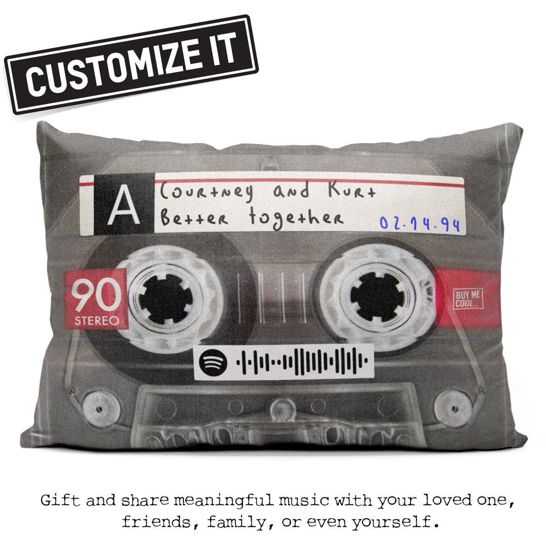 Cassette Tape Transparent - Throw Pillow