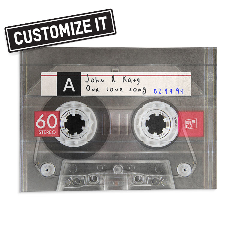 Cassette Tape Transparent - Rectangular Rug