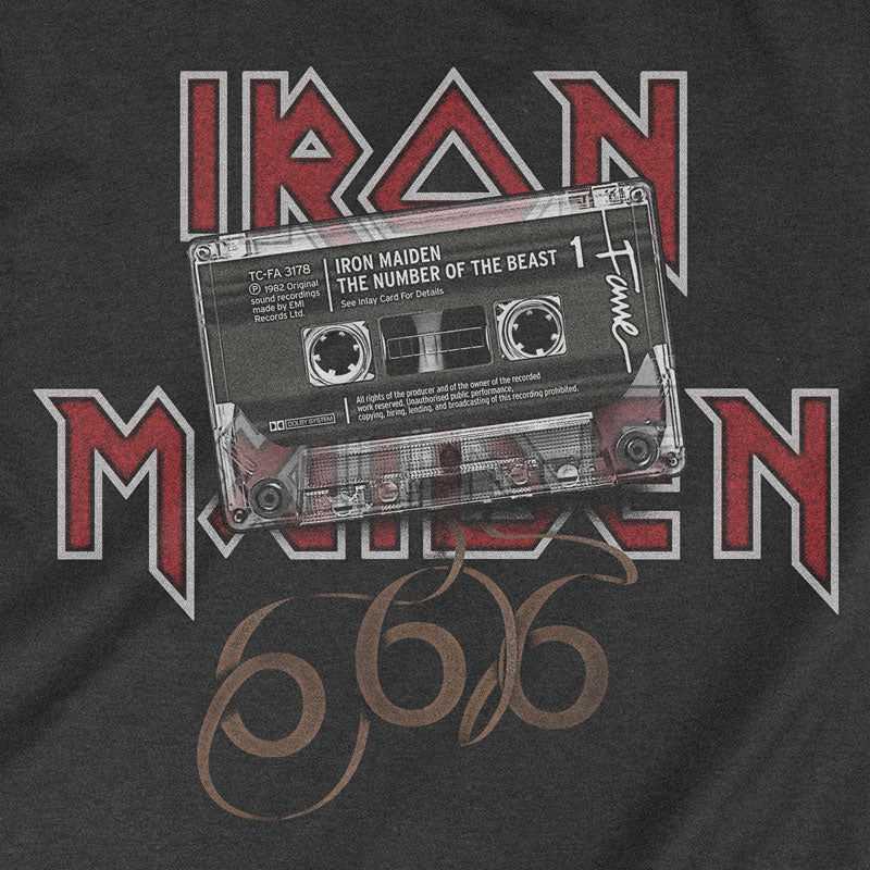 The Number Of The Beast Cassette Tape - T-Shirt