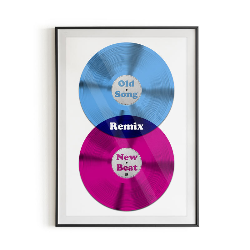 Remix Vinyl - Poster