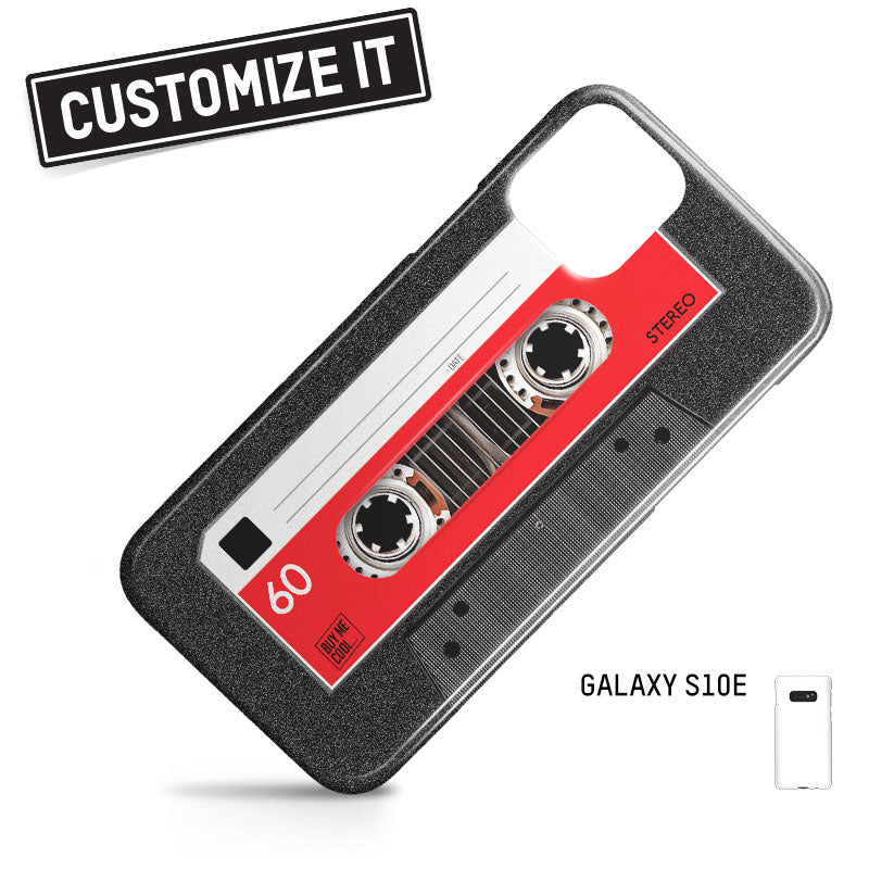 Cassette Tape Black - Custom - Phone Case