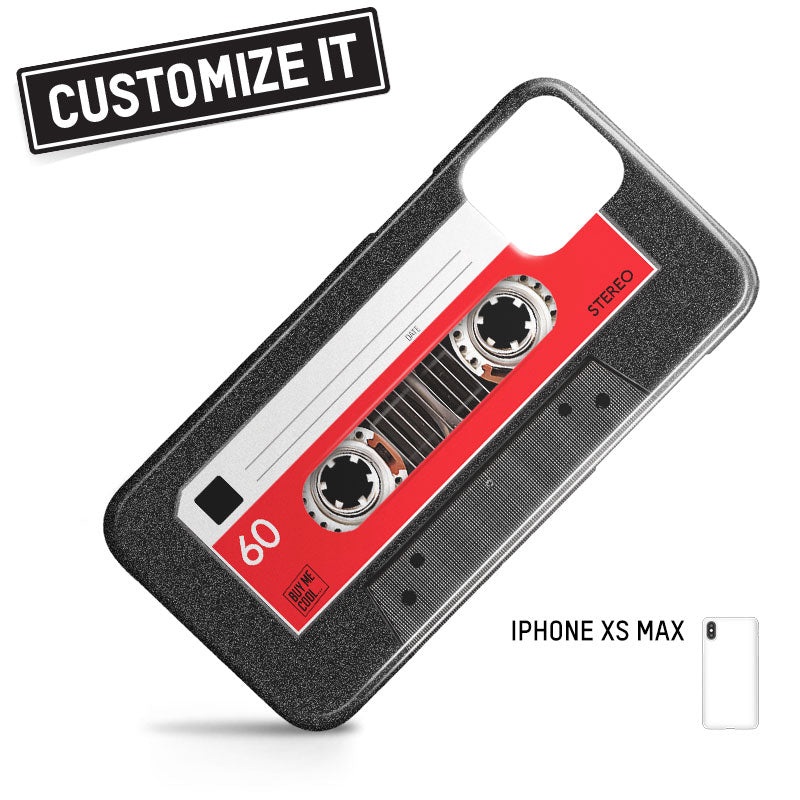 Cassette Tape Black - Custom - Phone Case