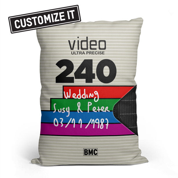 VHS 3 - Throw Pillow
