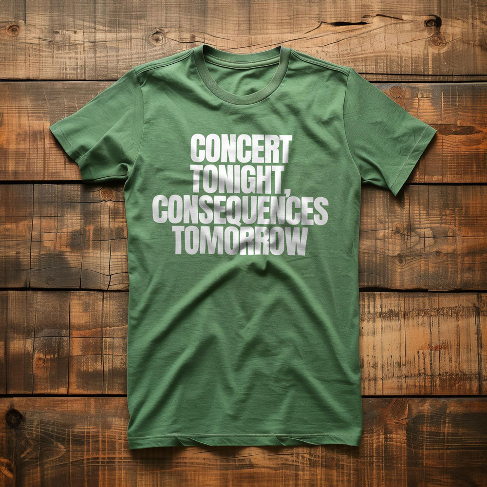 Concert Tonight, Consequences Tomorrow - T-Shirt