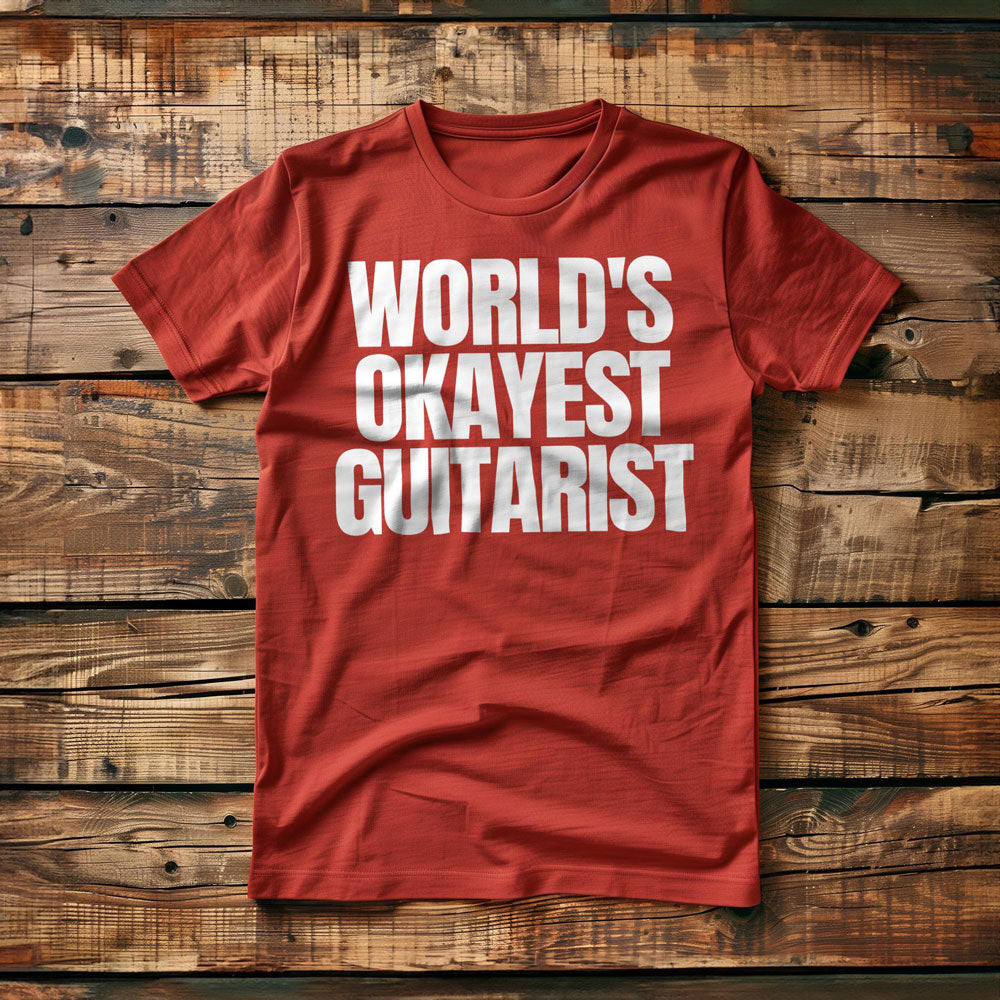 World's Okayest Guitarist - T-Shirt