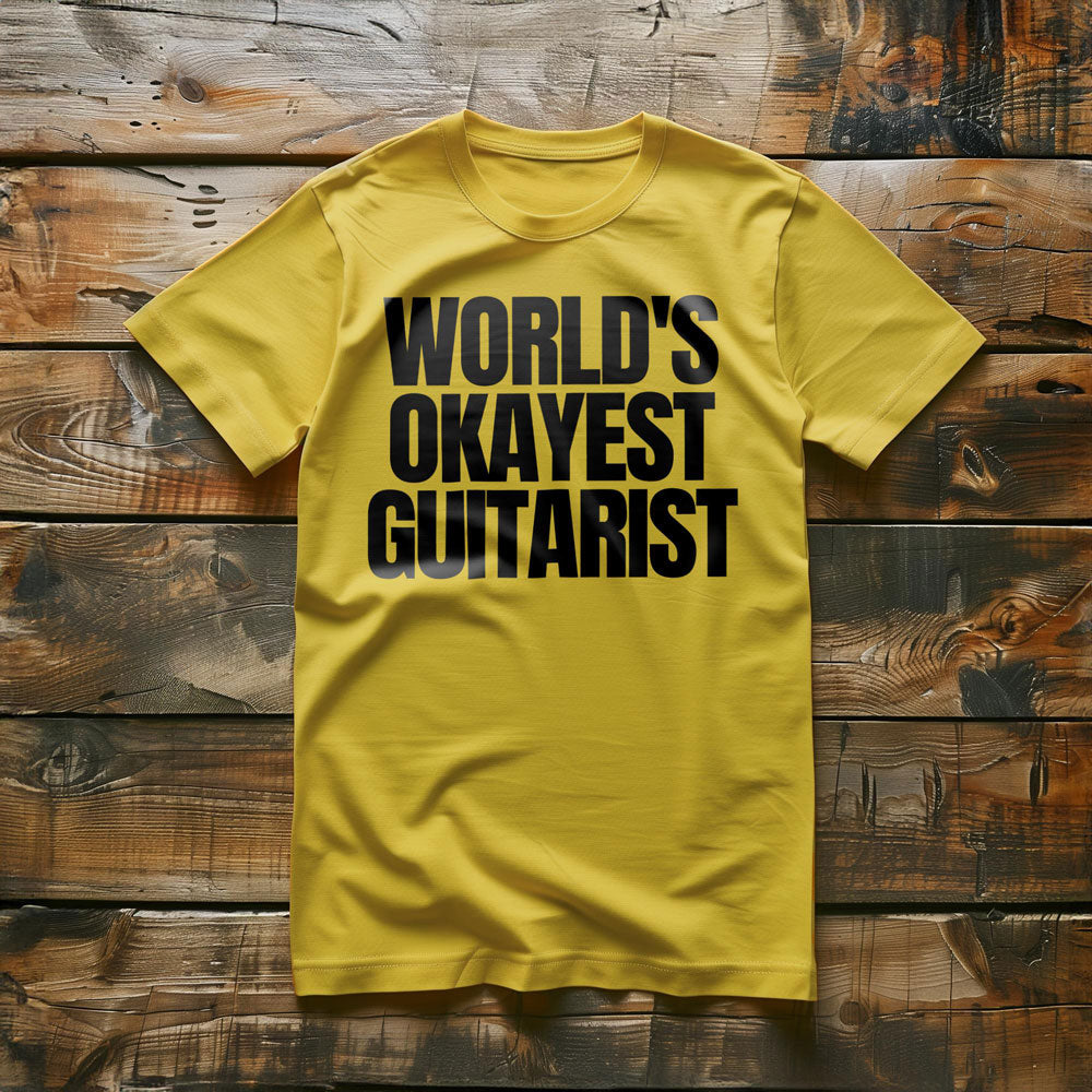 World's Okayest Guitarist - T-Shirt
