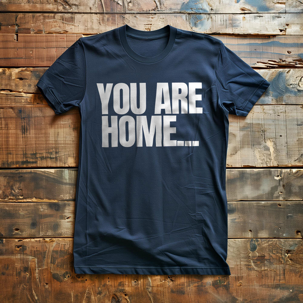 You Are Home... T-Shirt – Regular Navy