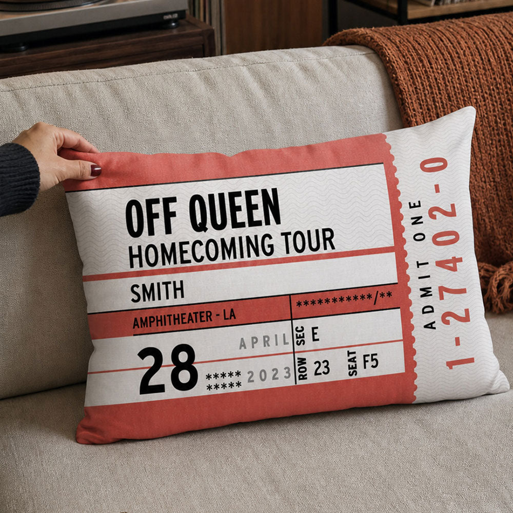 Concert Stub - Throw Pillow