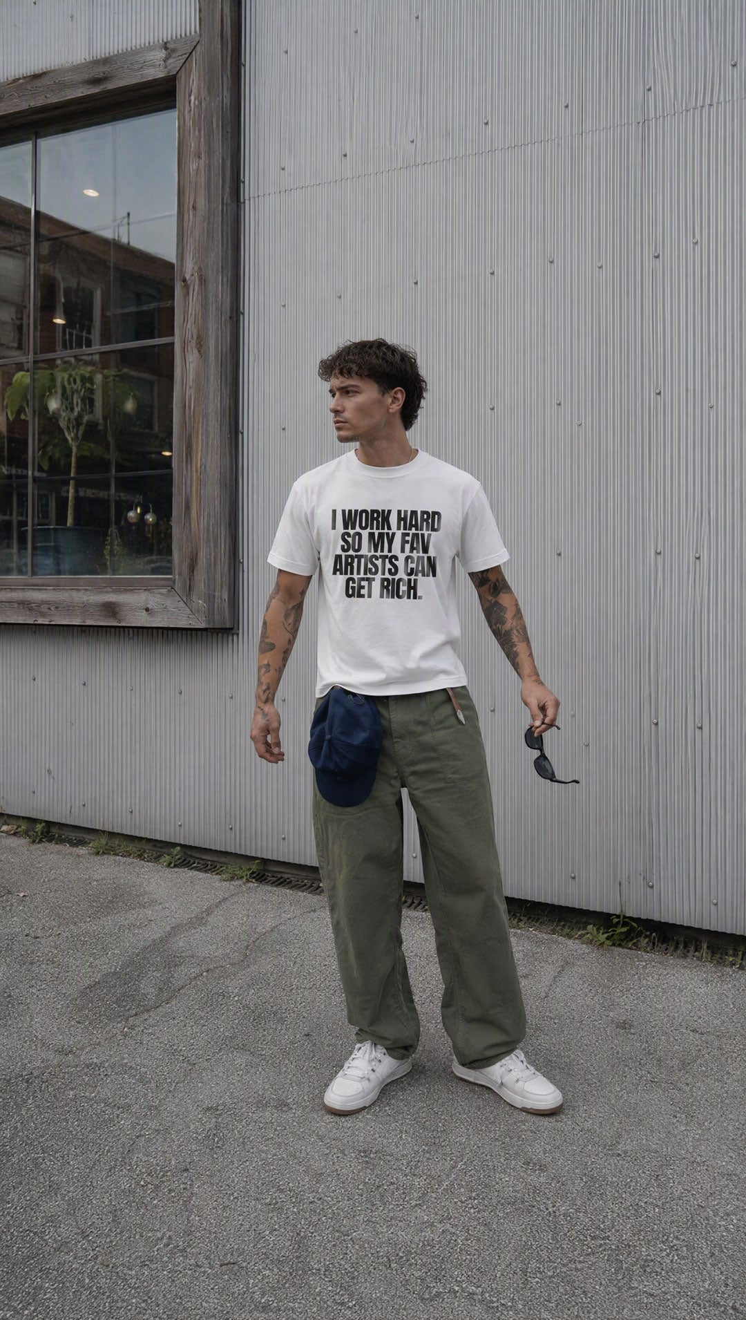 I Work Hard So My Fav Artists Can Get Rich. - T-Shirt
