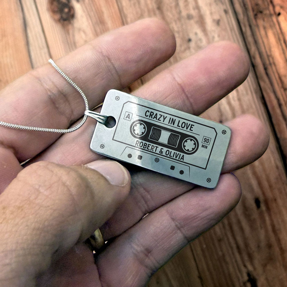 Cassette Tape - Custom - Necklace