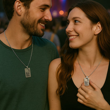 Concert Ticket Stub - Necklace