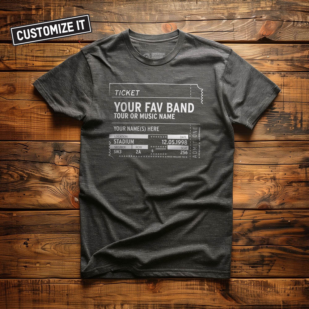 Concert Ticket Stub - T-Shirt