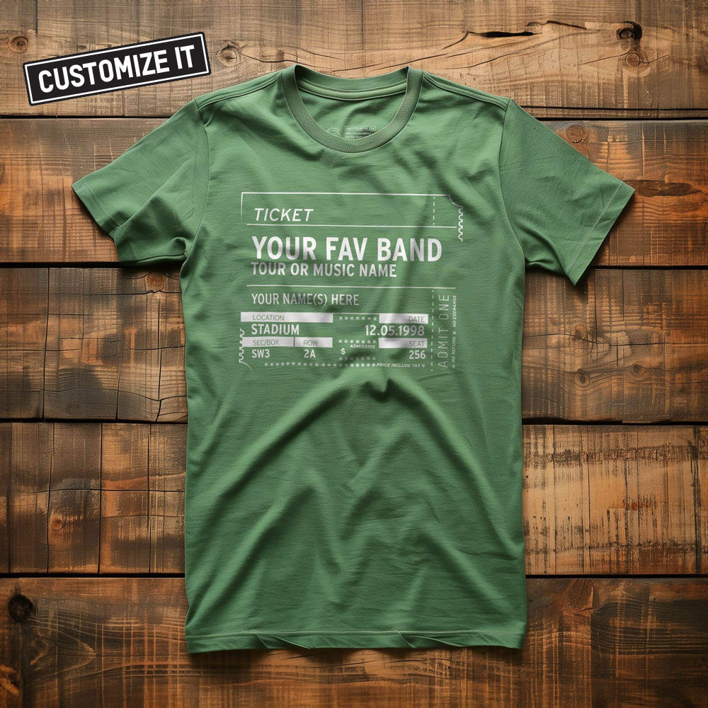 Concert Ticket Stub - T-Shirt