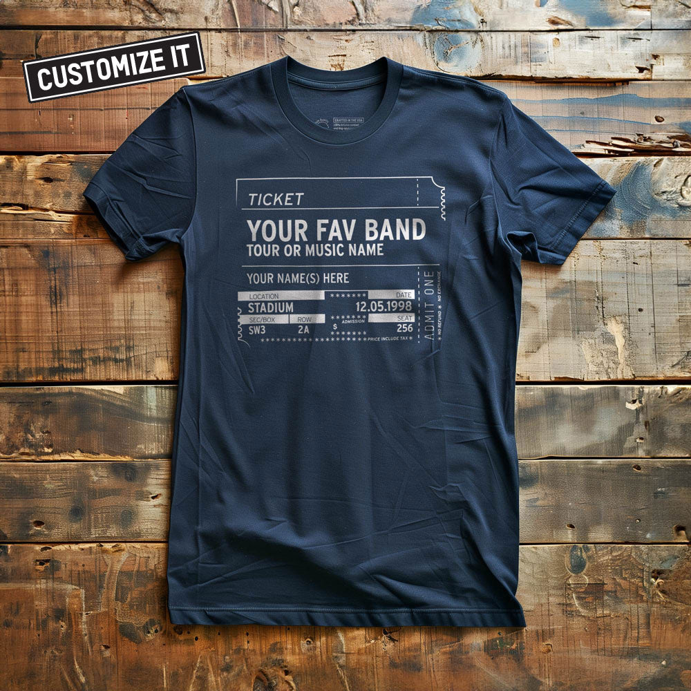 Concert Ticket Stub - T-Shirt