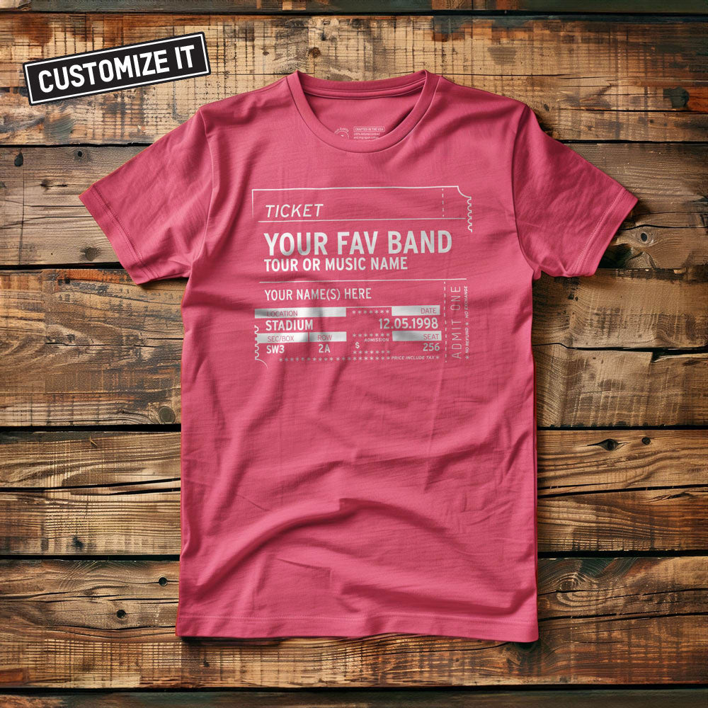 Concert Ticket Stub - T-Shirt