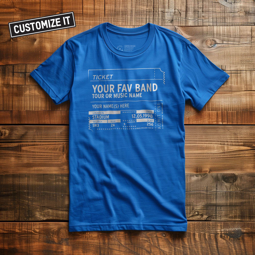 Concert Ticket Stub - T-Shirt