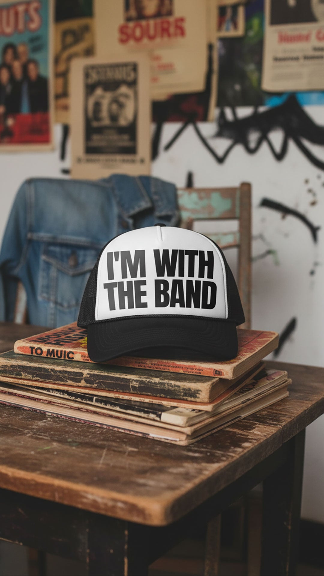 I'm with the band - cap