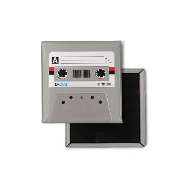 Cassette Tape - Gray - Magnet