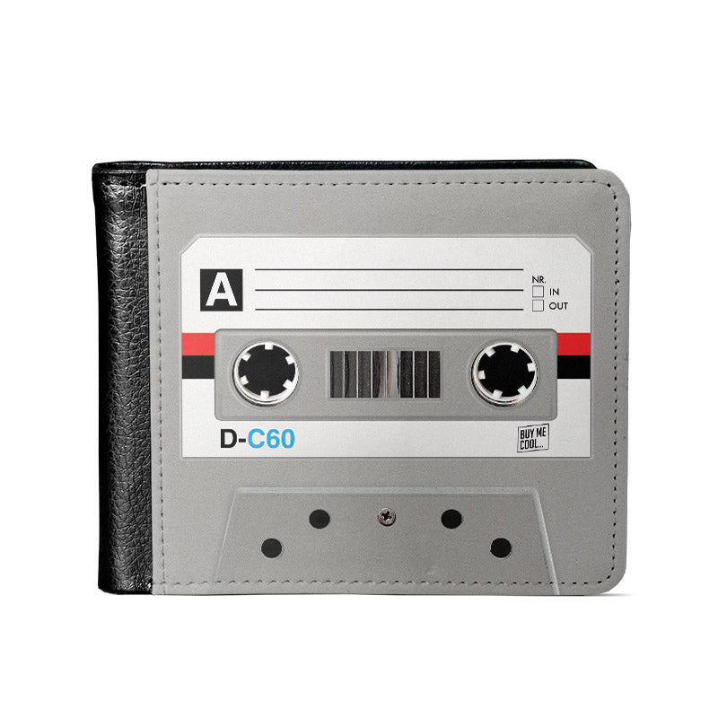 Cassette Tape Grey - Men's Wallet