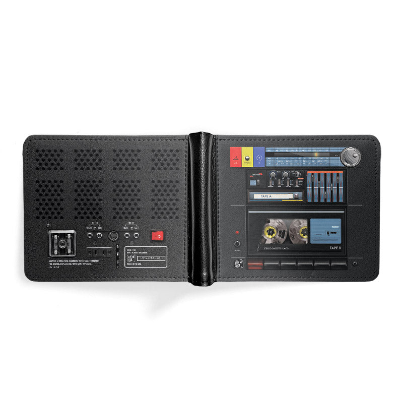 Cassette Tape Black - Men's Wallet