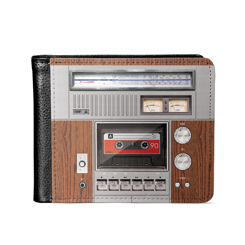 Cassette Deck Wood - Men's Wallet