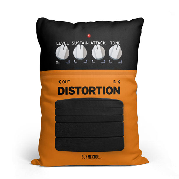 Pedal Distortion - Throw Pillow