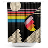 Abstract Grid - Shower Curtain