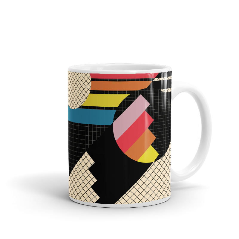 Abstract Grid - Mug