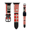 Abstract Red Circles - Apple Watch Band