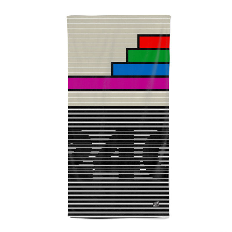 Abstract VHS Color - Beach Towel