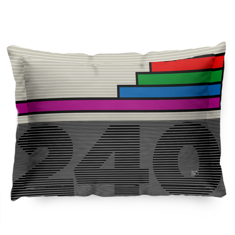 Abstract VHS Color - Pillow Sham