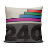 Abstract VHS Color - Throw Pillow