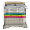 Abstract VHS Rainbow - Duvet Cover