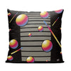 Abstract VHS Space - Throw Pillow