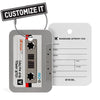 Cassette Tape Grey - Luggage Tag