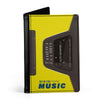 Cassette Player Yellow - Passport Cover