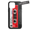Cassette Tape Black - Custom - Phone Case