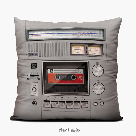 Cassette Deck - Throw Pillow