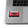 Cassette Tape Black - Sticker